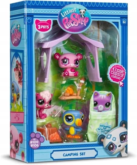 Littlest PetShop 3 pets + accessories BF00574