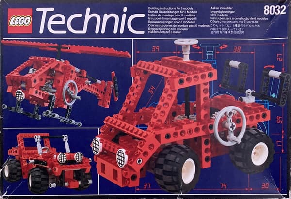LEGO 8032 Universal Set [Technic: Universal Building Set] with instructions