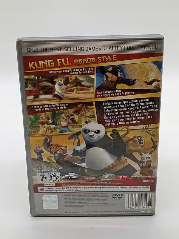 KUNG FU PANDA game for Sony PlayStation 2 (PS2)