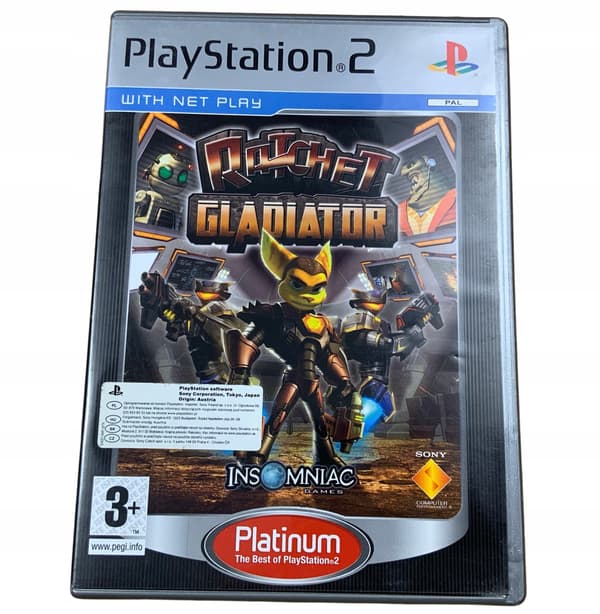 RATCHET GLADIATOR BDB disc (PL PS2)