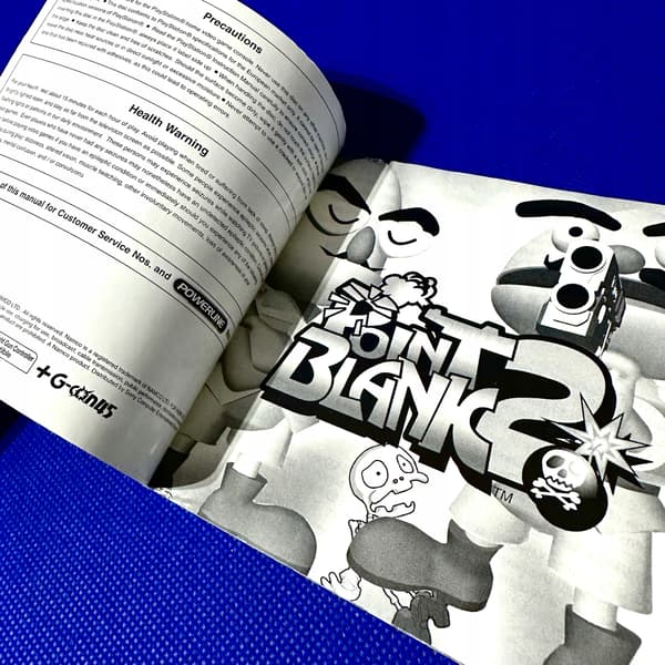 Point Blank 2 | PS1 | PSX | PLAYSTATION | MANUAL | INSTRUCTIONS | BOOKLET