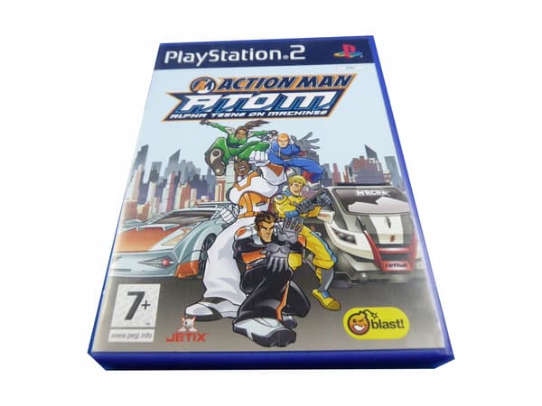 ACTION MAN ATOM ALPHA TEENS ON MACHINES – CD in very good+ condition, complete PS2 set