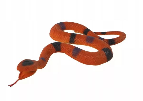 Brown Rubber Hose with Black and Grey Patches.
