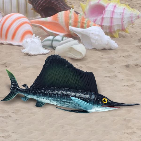 Simulation Marine Animal Figures, Educational Science Toy: Sailfish
