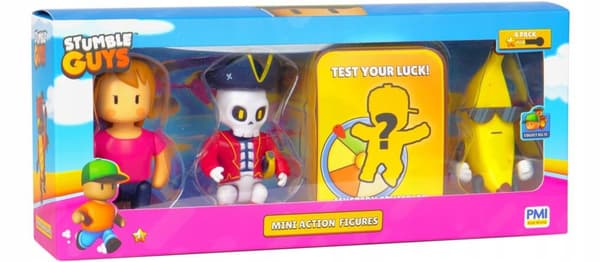 STUMBLE GUYS MINI ACTION FIGURES 4-PACK B