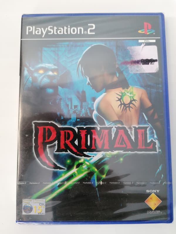 PRIMAL PlayStation 2 (PS2) in its box