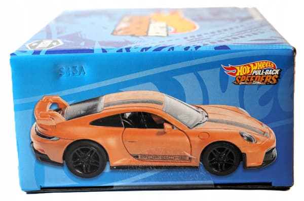 HOT WHEELS PULL-BACK SPEEDERS 2-PACK GT-SCORCHER & PORSCHE 911 GT3 NEW DESCRIPTION
