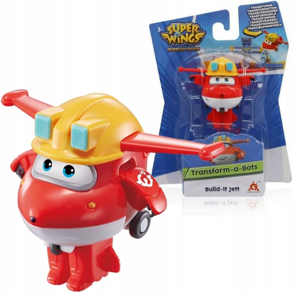 SUPER WINGS TRANSFORMING JETT THE BUILDER 730011