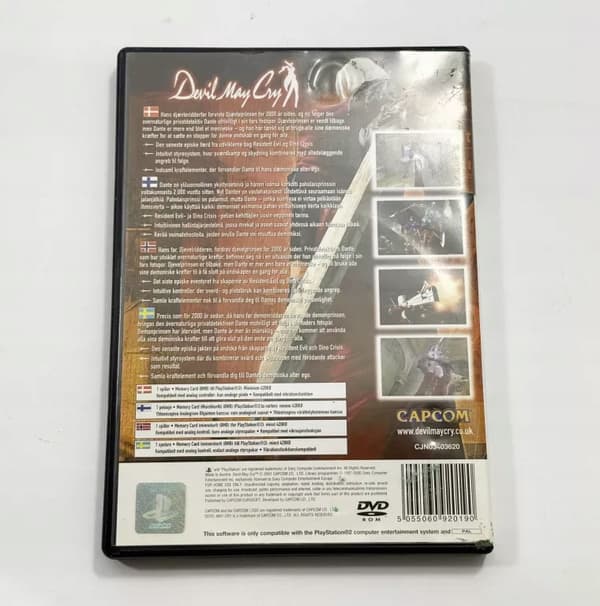 DEVIL MAY CRY PS2 DMC: DANTE, THE DEMON HUNTER