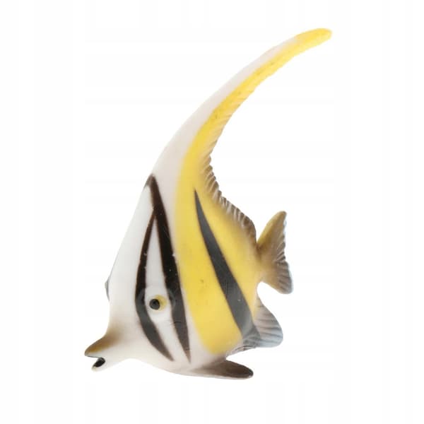 Simulation Animals Model Figure Educational Toys Angel Fish, White