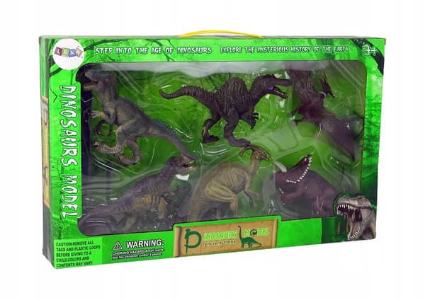 Lean Toys Prehistoric Dinosaur Set 480x300 mm