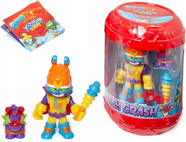 KAZOOM KIDS FIGURINE COLLECTION FEATURING SUPERTHING FIGURES AND COMBAT ACCESSORIES