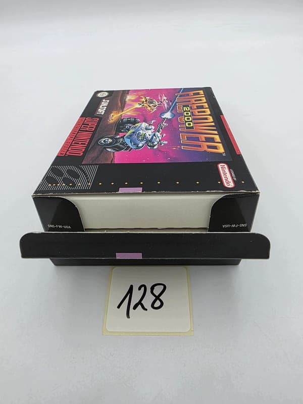 NINTENDO SNES FIREPOWER 2000 NTSC VERSION ORIGINAL CARDBOARD BOX