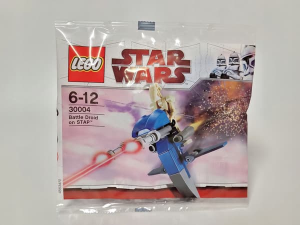 30004 Lego Star Wars Battle Droid on STAP polybag, MISB, 2009