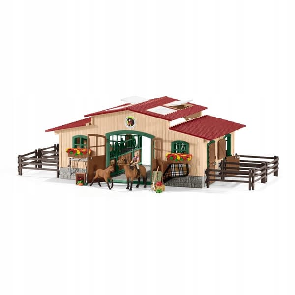 Schleich Horse Stable with Accessories 42195 – PLEASE READ THE DESCRIPTION!