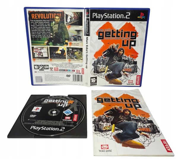 Marc Ecko's Getting Up Contents Under Pressure PS2 3XA WELL-LOOKED-AFTER DISC -5