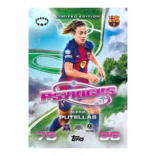 Large Match Attax Extra 2026 Champions League Tin #2 DEMBELE EZE PUTELAS
