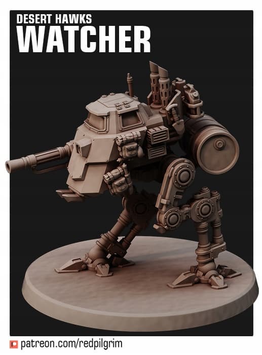 Desert Hawks Watcher Red Pilgrim Miniatures 28 mm