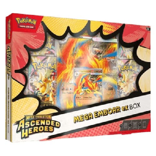 Pokemon Ascended Heroes: Mega Emboar ex Box German