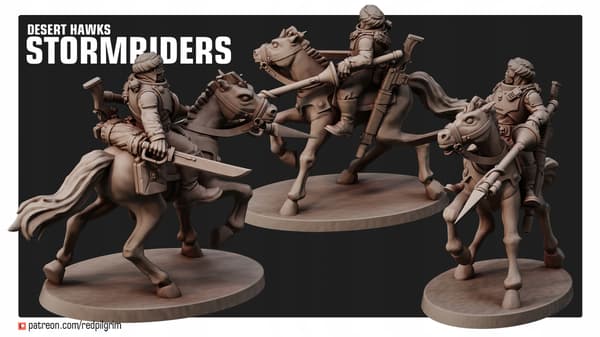 Desert Hawks Stormriders Red Pilgrim Miniatures 28