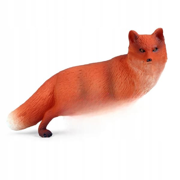 1 PC. DESK ORNAMENT – RED FOX FIGURINE – MODEL SIMULATION