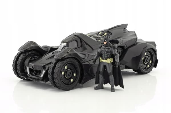 Batman Arkham Knight 1/24 Diecast Model: 2015 Batmobile with figure