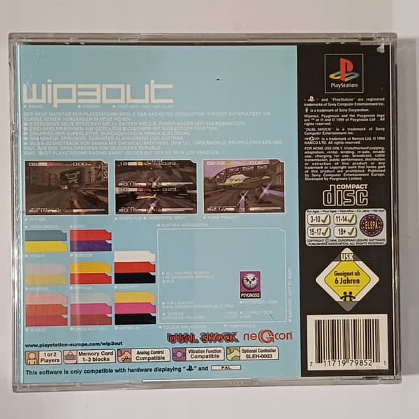 Wip3out, PlayStation, PS1