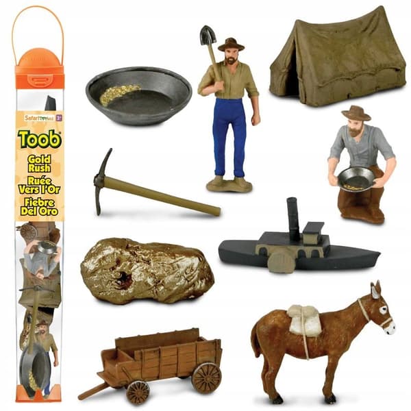 SAFARI LTD ‘Gold Rush’ Figure Set – Montessori