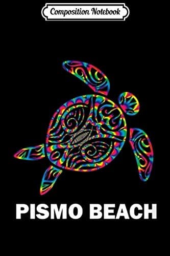 Composition Notebook: Pismo Beach, California – Hippie, Psychedelic, Tribal Se