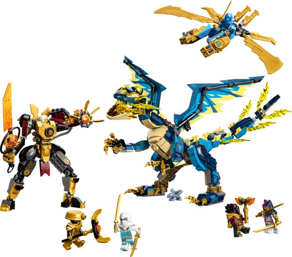 LEGO 71796 Ninjago – Elemental Dragon vs the Empress’s Mech