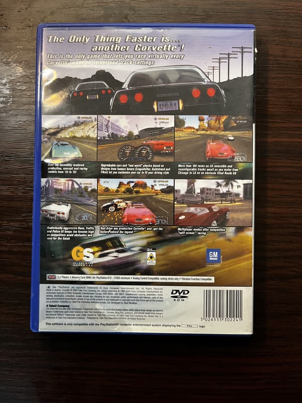 Corvette (PS2) – PlayStation 2