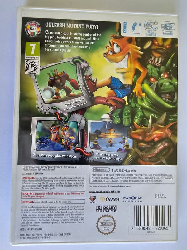 Crash Bandicoot: Mind over Mutant for Nintendo Wii (2)