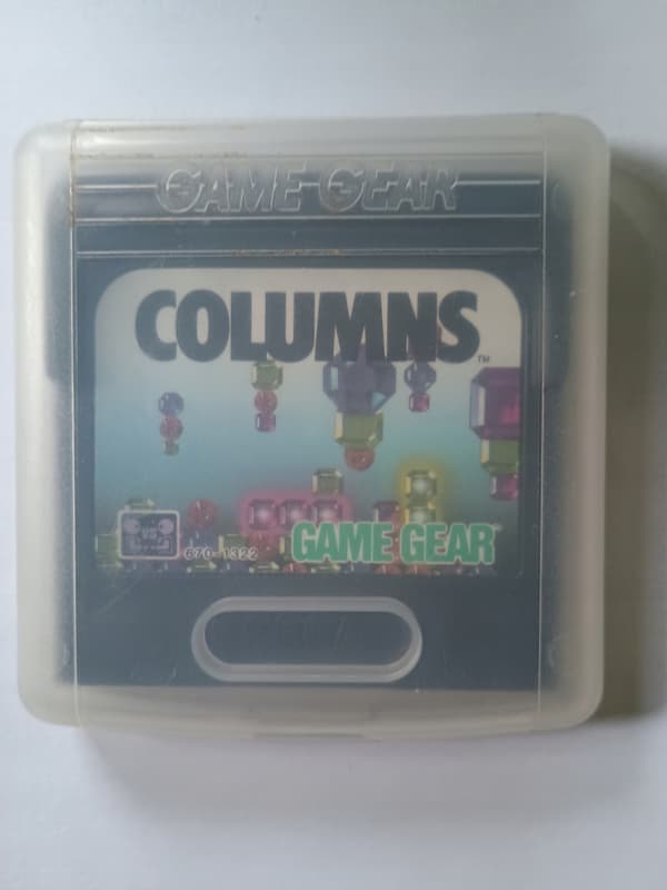 COLUMNS Sega Game Gear cartridge with case