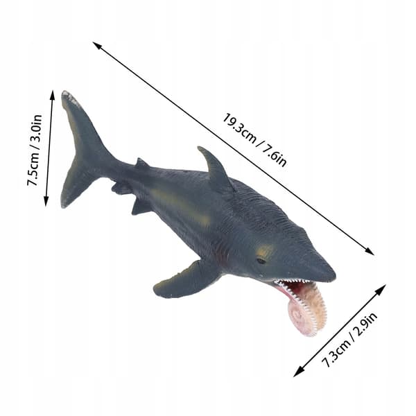SHARK – RUBBER LATEX SOFT MODEL FIGURINE