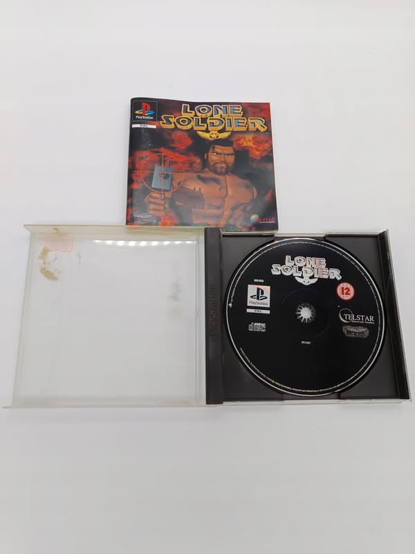 LONE SOLDIER PlayStation (PSX) boxed version