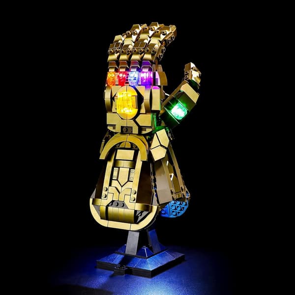 LED Bricks for LEGO: Glowing Glove 76191 – Set Lighting Set 8+