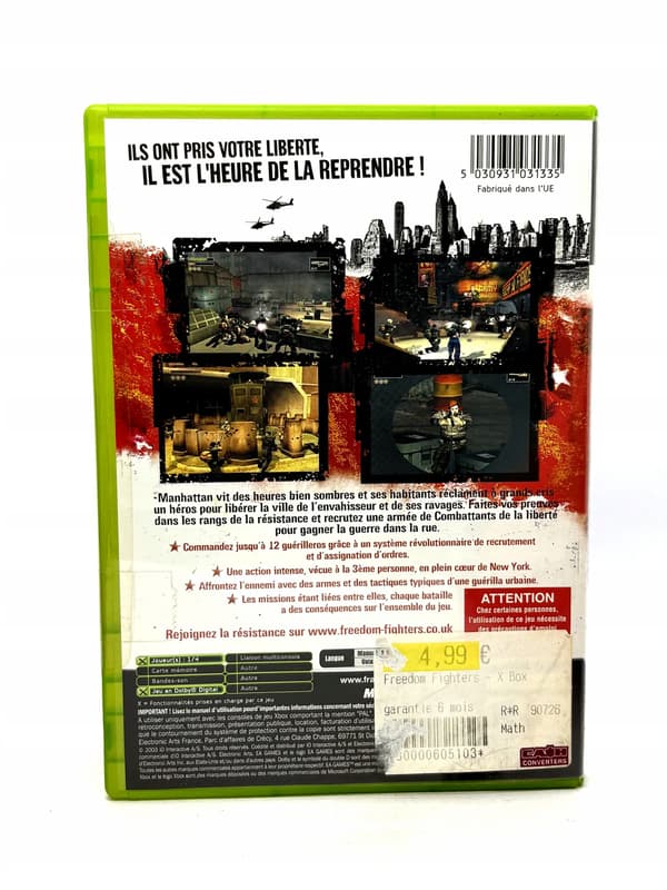 Freedom Fighters XBOX (FR)