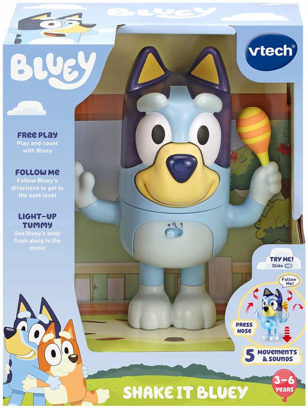 VTech Bluey Shake It Bluey interactive figurine
