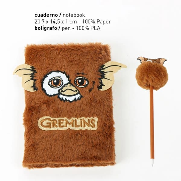 Gremlins notebook and pen gift set