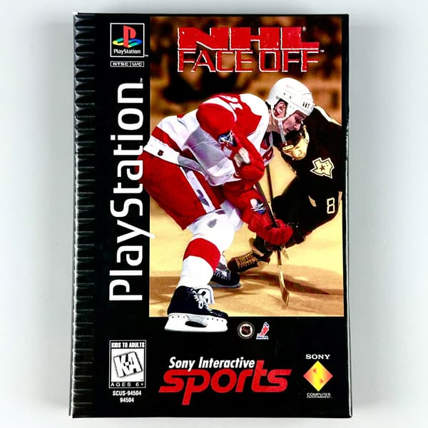 NHL Face Off | PS1 | PSX | PLAYSTATION | 3xA SET | LONG BOX