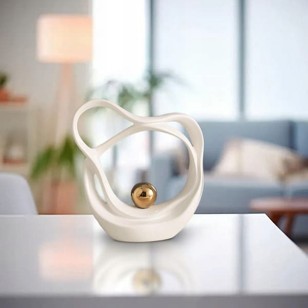Abstract art Ceramic statue Abstract artistic figurine Exhibition