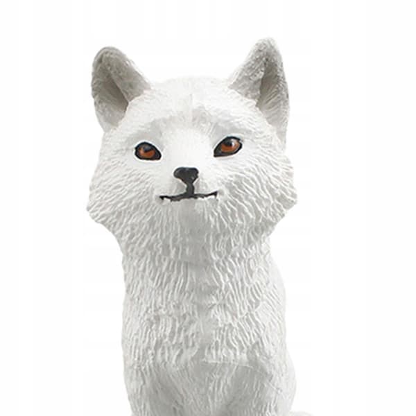 Simulation Animals Figure Simulation Wild Animal Statue Arctic Fox