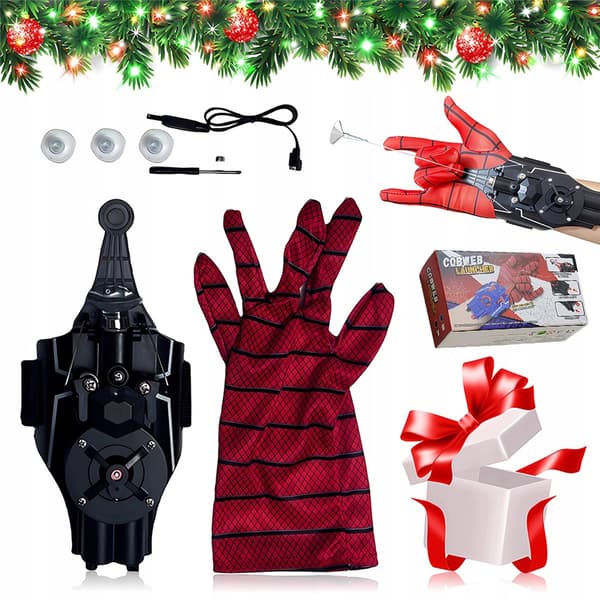 SPIDER-MAN WEB-SHOOTER SET: GLOVE, WEB, 3M MAGNET