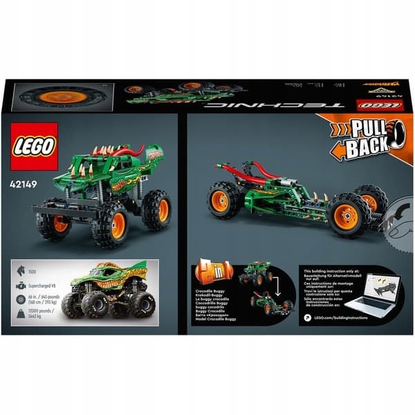 LEGO Technic Monster Jam Dragon 42149