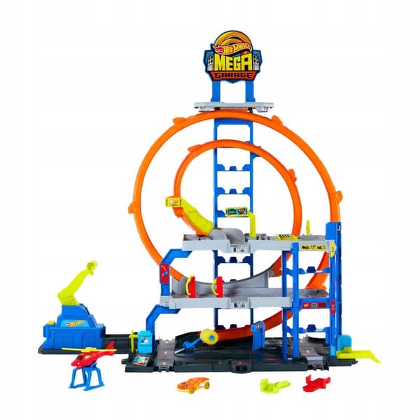 Hot Wheels Mega Loop Garage 3-Level Set JLC05