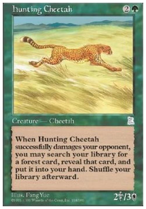 Magic: The Gathering Hunting Cheetah