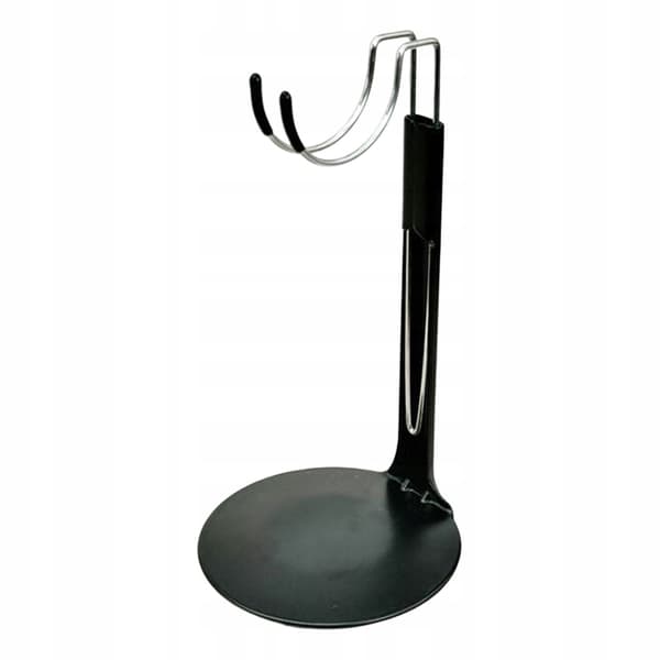 Adjustable display stand for 1/6 scale action figures, suitable for 12-inch figures, black