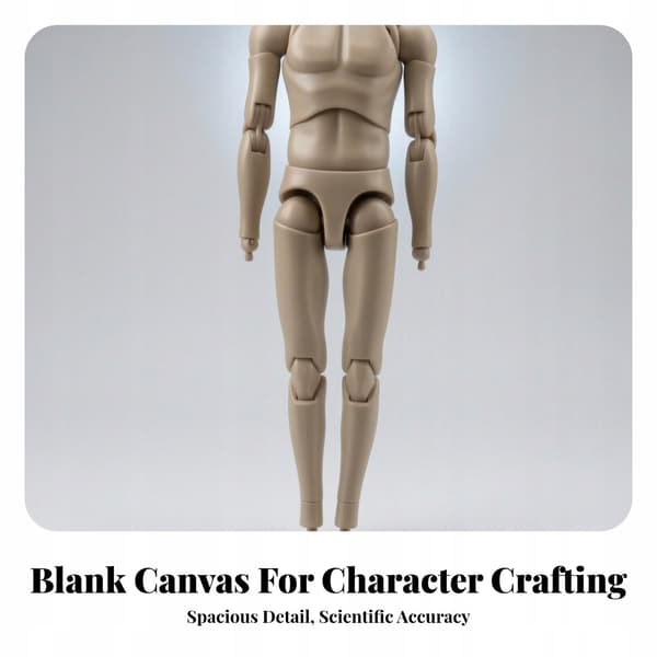 Realistic male action figure | Poseable action figure from the M04 range