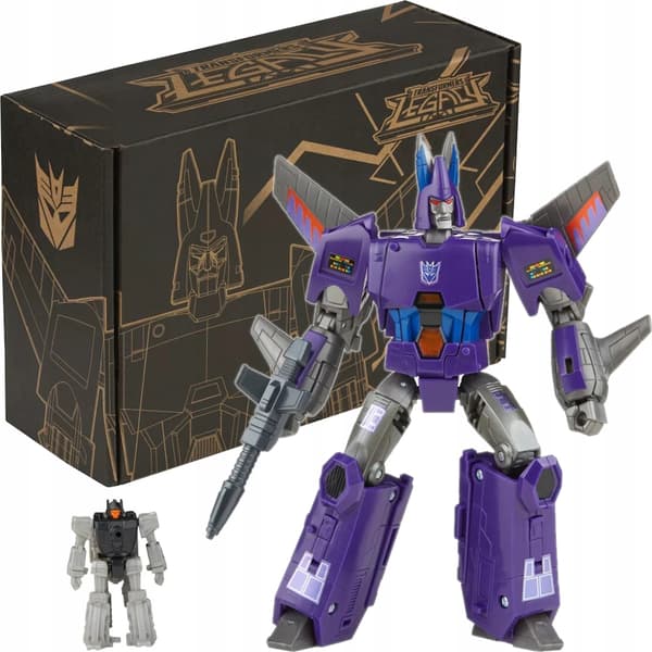 TRANSFORMERS LEGACY VOYAGER CLASS TOMY DECEPTICON CYCLONUS & NIGHTSTICK