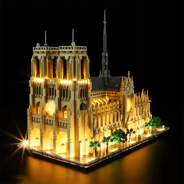 Lighting set for LEGO Architecture Notre-Dame in Paris 21061